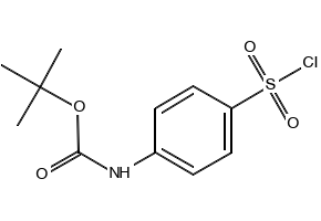 TERT-BUTYL (4-(CHLOROSULFONYL)PHENYL)CARBAMATE structure, CAS 269747-25-3