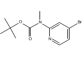 TERT-BUTYL (4-BROMOPYRIDIN-2-YL)(METHYL)CARBAMATE structure, CAS 946000-13-1