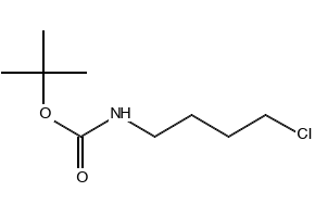 TERT-BUTYL (4-CHLOROBUTYL)CARBAMATE structure, CAS 95388-79-7