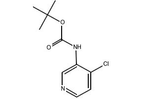 TERT-BUTYL (4-CHLOROPYRIDIN-3-YL)CARBAMATE structure, CAS 1068976-14-6