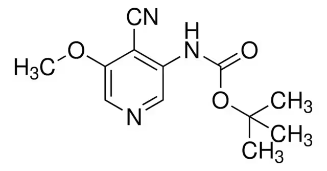 TERT-BUTYL (4-CYANO-5-METHOXYPYRIDIN-3-YL)CARBAMATE structure, CAS 1045858-19-2