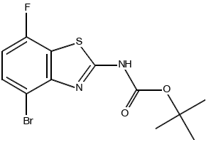 TERT-BUTYL (4-FORMYLBENZO[D]THIAZOL-2-YL)CARBAMATE structure, CAS 1223748-47-7