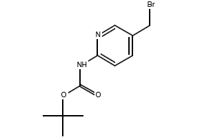 TERT-BUTYL (5-(BROMOMETHYL)PYRIDIN-2-YL)CARBAMATE structure, CAS 304873-96-9
