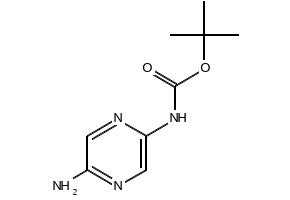 TERT-BUTYL (5-AMINOPYRAZIN-2-YL)CARBAMATE structure, CAS 920313-67-3