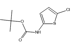 TERT-BUTYL (5-CHLOROTHIOPHEN-2-YL)CARBAMATE structure, CAS 63806-71-3