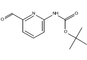 TERT-BUTYL (6-FORMYLPYRIDIN-2-YL)CARBAMATE structure, CAS 956523-98-1