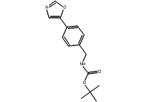 TERT-BUTYL (OXAZOL-5-YLMETHYL)CARBAMATE structure, CAS 209589-20-8