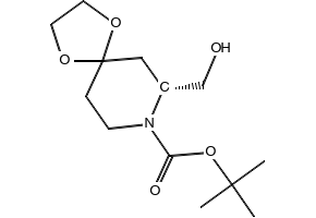 TERT-BUTYL 1,4-DIOXA-8-AZASPIRO[4.5]DECANE-8-CARBOXYLATE structure, CAS 123387-51-9