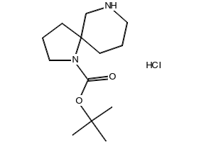 TERT-BUTYL 1,8-DIAZASPIRO[4.5]DECANE-1-CARBOXYLATE HYDROCHLORIDE structure, CAS 1153767-91-9