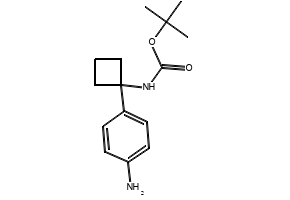 TERT-BUTYL 1-(4-AMINOPHENYL)CYCLOBUTYLCARBAMATE structure, CAS 1259224-00-4