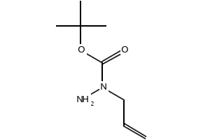TERT-BUTYL 1-ALLYLHYDRAZINECARBOXYLATE structure, CAS 21075-86-5