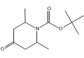 TERT-BUTYL 2,6-DIMETHYL-4-OXOPIPERIDINE-1-CARBOXYLATE structure, CAS 604010-24-4