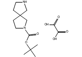 TERT-BUTYL 2,7-DIAZASPIRO[3.5]NONANE-2-CARBOXYLATE OXALATE structure, CAS 1215461-13-4