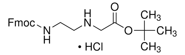 TERT-BUTYL 2-((2-((((9H-FLUOREN-9-YL)METHOXY)CARBONYL)AMINO)ETHYL)AMINO)ACETATE HYDROCHLORIDE structure, CAS 169396-88-7
