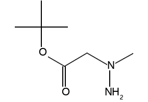 TERT-BUTYL 2-(1-METHYLHYDRAZINYL)ACETATE structure, CAS 144036-71-5