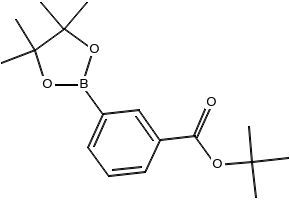 TERT-BUTYL 2-(4,4,5,5-TETRAMETHYL-1,3,2-DIOXABOROLAN-2-YL)BENZOATE structure, CAS 956229-69-9