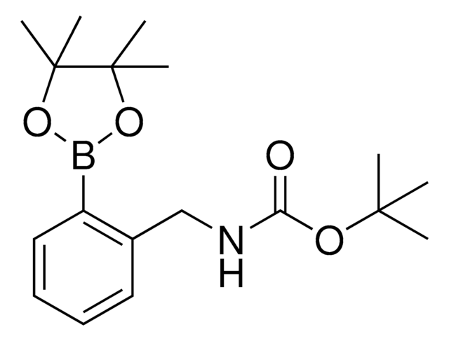 TERT-BUTYL 2-(4,4,5,5-TETRAMETHYL-1,3,2-DIOXABOROLAN-2-YL)BENZYLCARBAMATE structure, CAS 905300-76-7