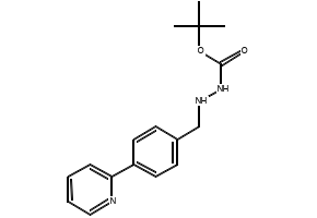 TERT-BUTYL 2-(4-(PYRIDIN-2-YL)BENZYL)HYDRAZINECARBOXYLATE structure, CAS 198904-85-7