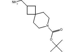 TERT-BUTYL 2-(AMINOMETHYL)-7-AZASPIRO[3.5]NONANE-7-CARBOXYLATE structure, CAS 1160247-15-3