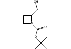 TERT-BUTYL 2-(HYDROXYMETHYL)AZETIDINE-1-CARBOXYLATE structure, CAS 174346-82-8
