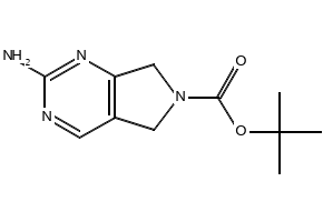TERT-BUTYL 2-(METHYLTHIO)-5H-PYRROLO[3,4-D]PYRIMIDINE-6(7H)-CARBOXYLATE structure, CAS 365996-86-7