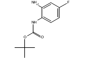 TERT-BUTYL 2-AMINO-4-FLUOROPHENYLCARBAMATE structure, CAS 579474-47-8
