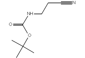 TERT-BUTYL 2-CYANOETHYLCARBAMATE structure, CAS 53588-95-7