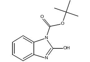 TERT-BUTYL 2-HYDROXY-1H-BENZO[D]IMIDAZOLE-1-CARBOXYLATE structure, CAS 161468-45-7