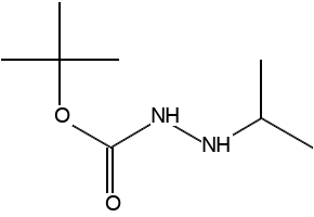 TERT-BUTYL 2-ISOPROPYLHYDRAZINECARBOXYLATE structure, CAS 16689-35-3