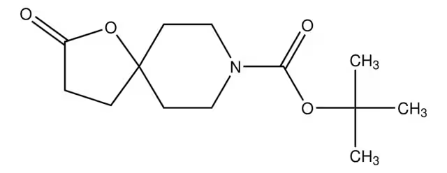 TERT-BUTYL 2-OXO-1-OXA-8-AZASPIRO[4.5]DECANE-8-CARBOXYLATE structure, CAS 301226-27-7