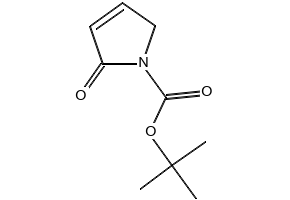 TERT-BUTYL 2-OXO-2,5-DIHYDRO-1H-PYRROLE-1-CARBOXYLATE structure, CAS 141293-14-3
