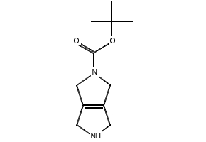TERT-BUTYL 3,4,5,6-TETRAHYDROPYRROLO[3,4-C]PYRROLE-2(1H)-CARBOXYLATE HYDROCHLORIDE structure, CAS 1208929-16-1