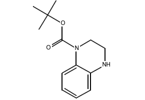 TERT-BUTYL 3,4-DIHYDROQUINOXALINE-1(2H)-CARBOXYLATE structure, CAS 887590-25-2