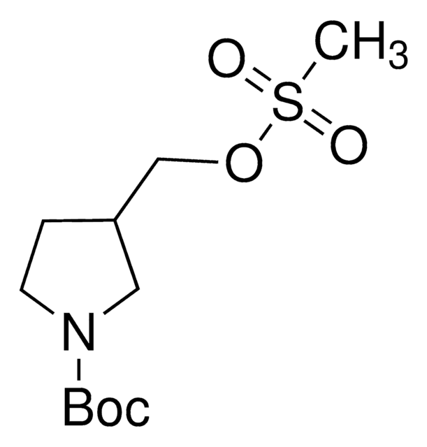 TERT-BUTYL 3-(((METHYLSULFONYL)OXY)METHYL)PYRROLIDINE-1-CARBOXYLATE structure, CAS 141699-56-1