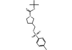 TERT-BUTYL 3-((TOSYLOXY)METHYL)PYRROLIDINE-1-CARBOXYLATE structure, CAS 114214-70-9