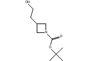 TERT-BUTYL 3-(2-HYDROXYETHYL)AZETIDINE-1-CARBOXYLATE structure, CAS 152537-03-6