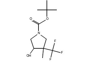 TERT-BUTYL 3-(4-NITROPHENOXY)PYRROLIDINE-1-CARBOXYLATE structure, CAS 405887-36-7