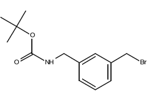 TERT-BUTYL 3-(BROMOMETHYL)BENZYLCARBAMATE structure, CAS 220364-34-1