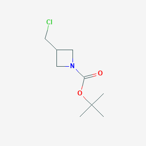 TERT-BUTYL 3-(CHLOROMETHYL)AZETIDINE-1-CARBOXYLATE structure, CAS 876589-20-7