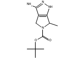 TERT-BUTYL 3-AMINO-6-ETHYL-4,6-DIHYDROPYRROLO[3,4-C]PYRAZOLE-5(1H)-CARBOXYLATE structure, CAS 1196153-31-7