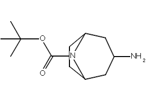 TERT-BUTYL 3-AMINO-8-AZABICYCLO[3.2.1]OCTANE-8-CARBOXYLATE structure, CAS 174486-93-2