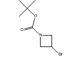 TERT-BUTYL 3-BROMOAZETIDINE-1-CARBOXYLATE structure, CAS 1064194-10-0