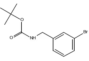 TERT-BUTYL 3-BROMOBENZYLCARBAMATE structure, CAS 171663-13-1