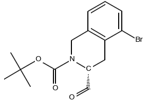 TERT-BUTYL 3-FORMYL-3,4-DIHYDROISOQUINOLINE-2(1H)-CARBOXYLATE structure, CAS 104668-15-7