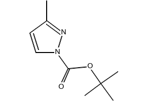 TERT-BUTYL 3-METHYL-1H-PYRAZOLE-1-CARBOXYLATE structure, CAS 186551-70-2