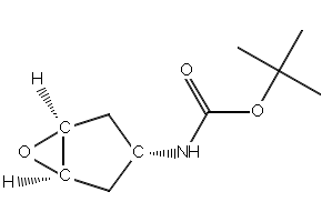 TERT-BUTYL 3-OXABICYCLO[3.1.0]HEXAN-6-YLCARBAMATE structure, CAS 693248-54-3