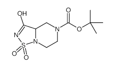 TERT-BUTYL 3-OXOTETRAHYDRO-2H-[1,2,5]THIADIAZOLO[2,3-A]PYRAZINE-5(3H)-CARBOXYLATE 1,1-DIOXIDE structure, CAS 1255574-37-8