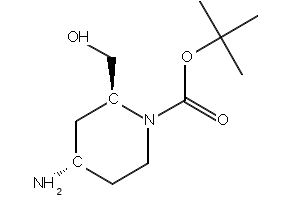 TERT-BUTYL 4-((1R,2S)-2-(HYDROXYMETHYL)CYCLOPROPYL)PIPERIDINE-1-CARBOXYLATE structure, CAS 1192063-94-7