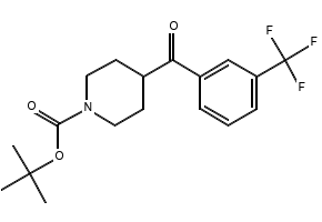 TERT-BUTYL 4-((3-(TRIFLUOROMETHYL)PHENOXY)METHYL)PIPERIDINE-1-CARBOXYLATE structure, CAS 954229-23-3