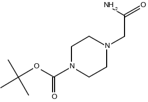 TERT-BUTYL 4-(2-AMINO-2-OXOETHYL)PIPERAZINE-1-CARBOXYLATE structure, CAS 77278-70-7
